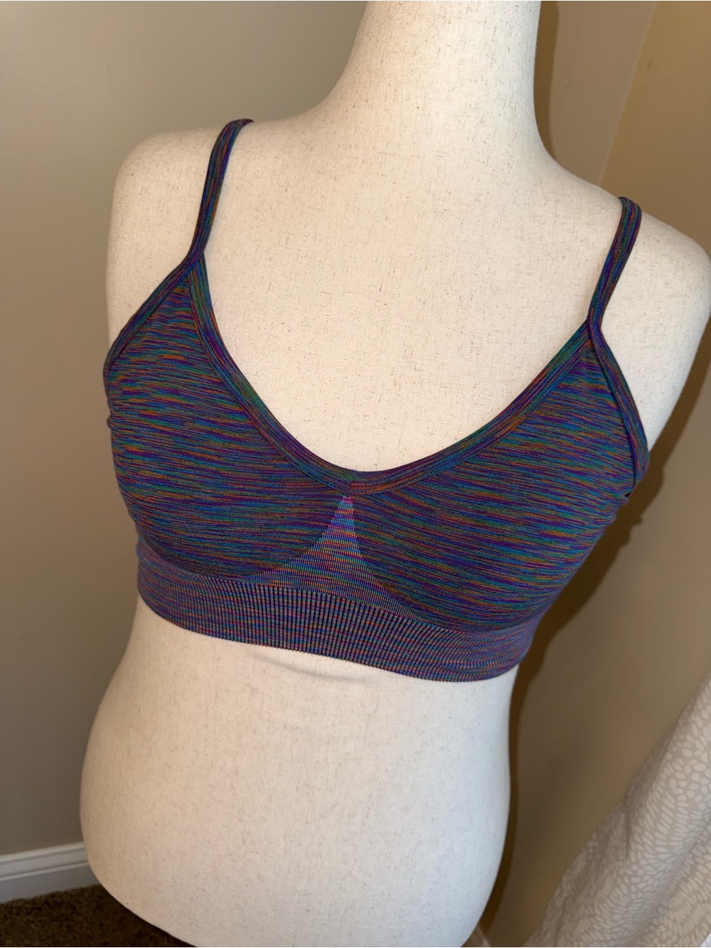 lululemon athletica Multicolor Space-Dye Seamless Sports Bra